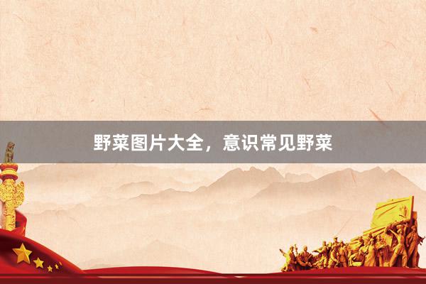 野菜图片大全，意识常见野菜